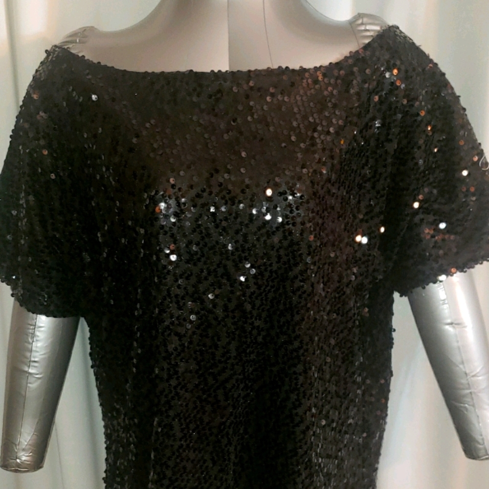 Sequins short sleeve tee style blouse 5for$25